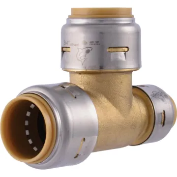 Boshart Industries SharkBite 3/4 In. X 1/2 In. X 3/4 In. Push-to-Connect Tee