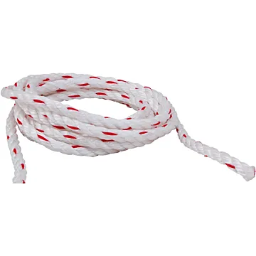Poly-Dacron Combination Rope (White/Red)