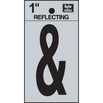 HY-KO Hy-Ko 1 In. Vinyl Adhesive Symbol, Ampersand