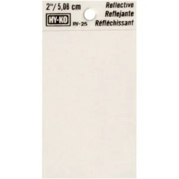 HY-KO Hy-Ko 2 In. Vinyl Adhesive Symbol, Blank