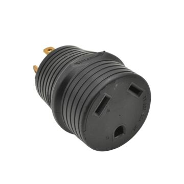 30 Amp Male NEMA L14-30P to 30 Amp Female NEMA TT-30R Adapter Plug for RV