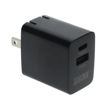 ROVE Dual Port (USB A & C) Wall Charger