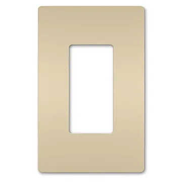 Pass & Seymour radiant® 1-Gang Screwless Wall Plate (Ivory)