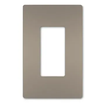 Pass & Seymour radiant® 1-Gang Screwless Wall Plate (Nickel)