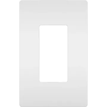 Pass & Seymour radiant® 1-Gang Screwless Wall Plate (White)