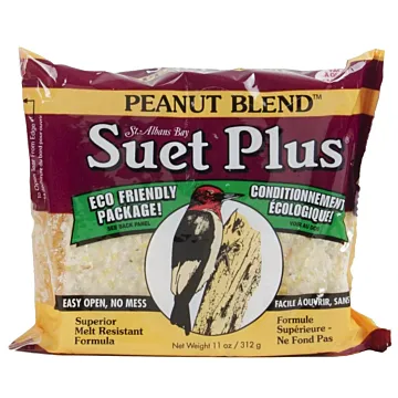 Suet Plus® Wildlife Sciences Suet Plus® 204 11 oz Peanut Blend Suet Cake