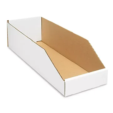 Corrugated Parts Bins - 6" x 18" x 4-1/2"