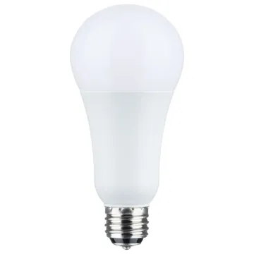 Satco 5/14/20 Watt A21 LED - 3-Way Lamp - Frost Finish - 3000K CCT - Medium Double Contact Base - 120 Volt