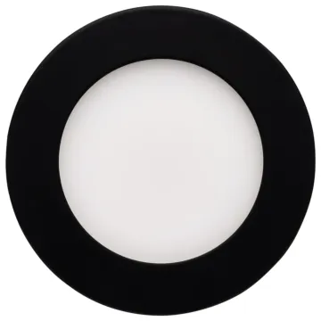 Satco 10 Watt LED Direct Wire Round Downlight (Black) 4 in.