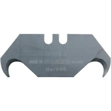 Stanley Large 2-Ended Hook 1-7/8 In. Utility Knife Blade (50-Pack)