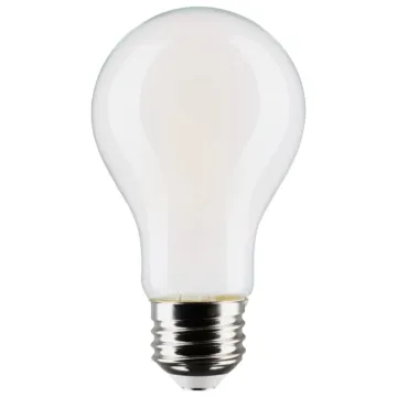 Satco 60W Equivalent Warm White A19 Medium Frosted Dimmable LED Light Bulb (4-Pack)