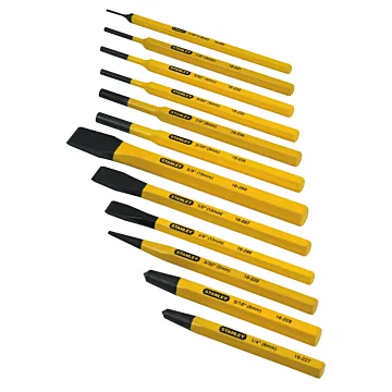 Stanley Punch & Cold Chisel Set (12pc)