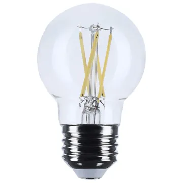 Satco 4 Watt G16.5 LED Filament - Clear - Medium base - 90 CRI - 3000K - 120 Volt
