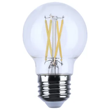 Satco 5.5 Watt G16.5 LED Filament - Clear - Medium base - 90 CRI - 2700K - 120 Volt