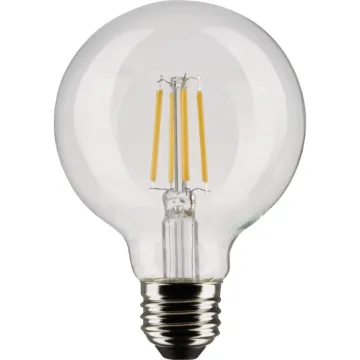 Satco Nuvo 60W Equivalent Warm White G25 Medium Clear LED Decorative Light Bulb (2-Pack)