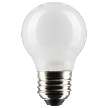 Satco 4.5 Watt G16.5 LED Filament - White - Medium Base - 2700K - 350 Lumens - 120 Volt - 2-Pack