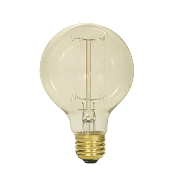 Satco 40 Watt G25 Incandescent - Clear - 3000 Average rated hours - 160 Lumens - Medium base - 120 Volt