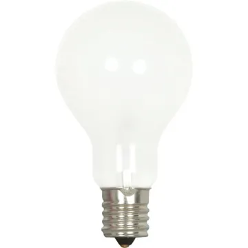 Satco 40W Frosted Soft White Intermediate A15 Incandescent Ceiling Fan Light Bulb (2-Pack)