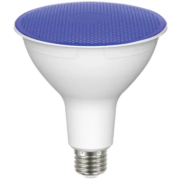 Satco 11.5 Watt PAR38 LED - Blue - 90 degree Beam Angle - Medium base - 120 Volt