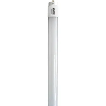 Satco 59W Equivalent 96 In. Natural Light T8 Single Pin Ballast Bypass DLC Certified LED Tube Light Bulb