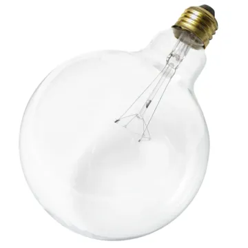 Satco 60 Watt G40 Incandescent - Clear - 4000 Average rated hours - 580 Lumens - Medium base - 120 Volt