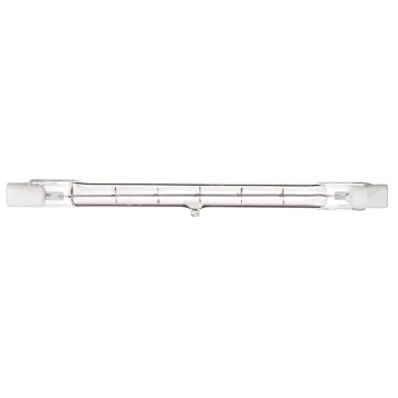 Satco 300 Watt - Halogen - T3 - Clear - 1500 Average rated hours - 5300 Lumens - Double Ended base - 120 Volt - 2-Card