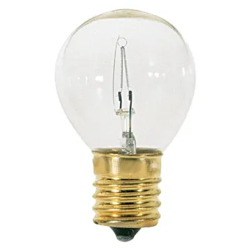 Satco 25 Watt - Incandescent - S11 - Clear - 1500 Average rated hours - 220 Lumens - Intermediate base - 120 Volt - Carded