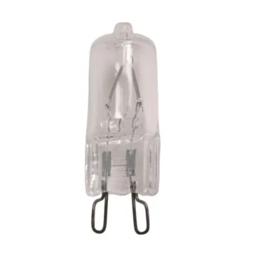 Satco 40 Watt - Halogen - T4 - Clear - 2000 Average rated hours - 500 Lumens - Double Loop base - 120 Volt