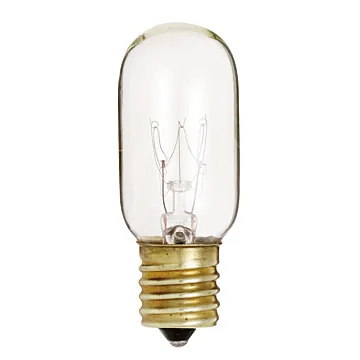 Satco 25 Watt T8 Incandescent - Clear - 2500 Average rated hours - 190 Lumens - Intermediate base - 130 Volt - Carded