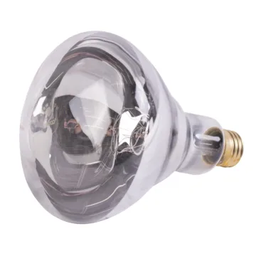 Satco 125 Watt BR40 Incandescent - Clear Heat - 6000 Average rated hours - Medium base - 120 Volt