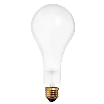 Satco 300 Watt PS25 Incandescent - Frost - 5000 Average rated hours - 3600 Lumens - Medium base - 130 Volt
