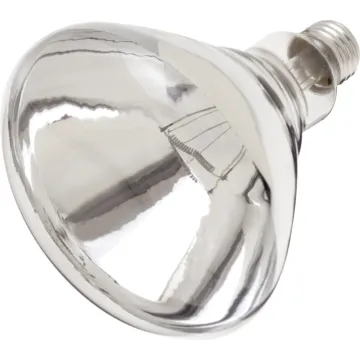 Satco 250 Watt BR40 Incandescent - Clear Heat - 6000 Average rated hours - Medium base - 120 Volt