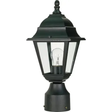 Satco Briton Post Lantern (Black) 14 in.