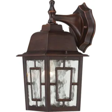 Satco Banyan Outdoor Wall Light (Rustic Bronze) 12 in.
