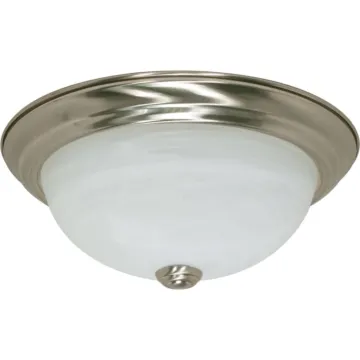 Satco Flush Mount Ceiling Light (Brushed Nickel) 11 in.