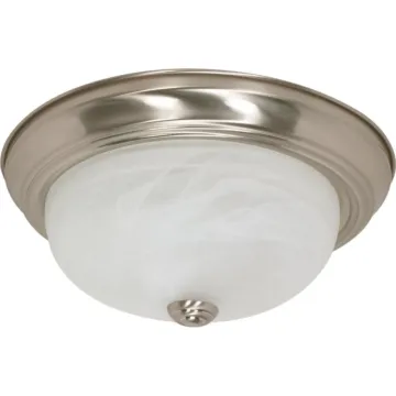 Satco Flush Mount Ceiling Light (Brushed Nickel) 13 in.