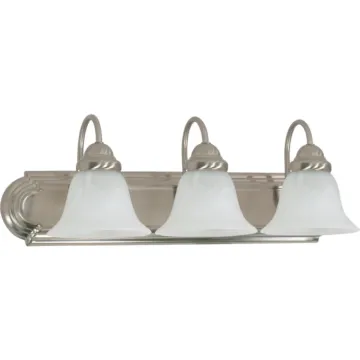 Satco 3-Light Ballerina Vanity (Brushed Nickel) 24 in.