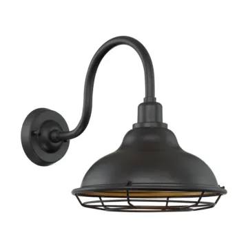 Satco Newbridge Wall Mount Light Sconce (Dark Bronze/Gold)