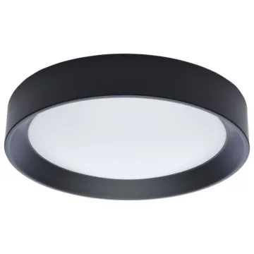 Satco Selene - 13 Inch LED Flush Mount - CCT Selectable - Black Finish