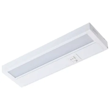 Satco 6.5 Watt - 11 Inch LED White Under Cabinet Light - 3K/4K/5K CCT Selectable - 50000 Hours - White Finish