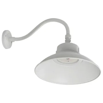 Satco Led Gooseneck Dimmable CCT-Selectable Light Fixture (White)