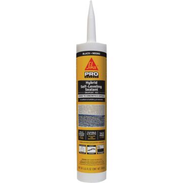 SIKA Sikaflex Hybrid Self-Leveling Sealant (Black) 10.1 oz