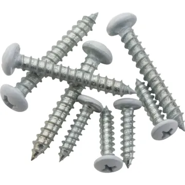 National Hardware Phillips Pan Head Wood Screw,White (8 pc)