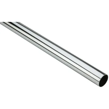 Stanley Home Designs 8 Ft. x 1-5/16 In. Cut-to-Length Closet Rod, Chrome