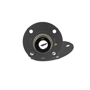 KML 4 Bolt Flange Bearing,1-1/4" Locking Collar, Standard Race SAF20720
