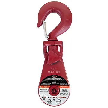 Durabilt USA 4-1/2 in 3/8 - 1/2 in 4 ton Snatch Block