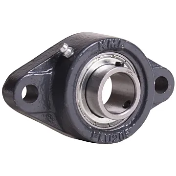 KML Standard  2 Bolt Flange  Bearing, 1" Set Screw Lock, Standard Race SBFT20516