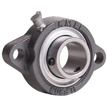 KML Compact 2 Bolt Flange  Bearing, 1" Set Screw Lock, Standard Race SBLF20516