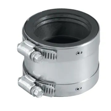 Boshart Industries Proflex 1-1/2 In. x 1-1/2 In. PVC Shielded Coupling - Cast-Iron to Plastic, Steel, Extra-Heavy Cast Iron