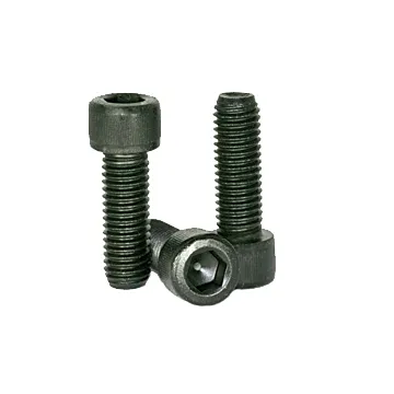 10-32 x 3/8" Socket Head Cap Screw, Fine Thread, Black Oxide 